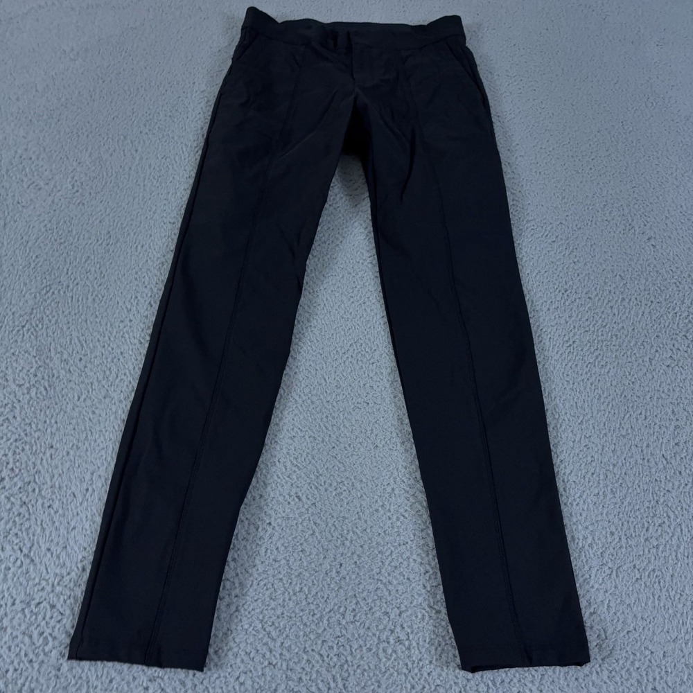 Athleta Wander‎ Stash Skinny Pants Womens 2 Black Stretch Trouser Hiking Travel